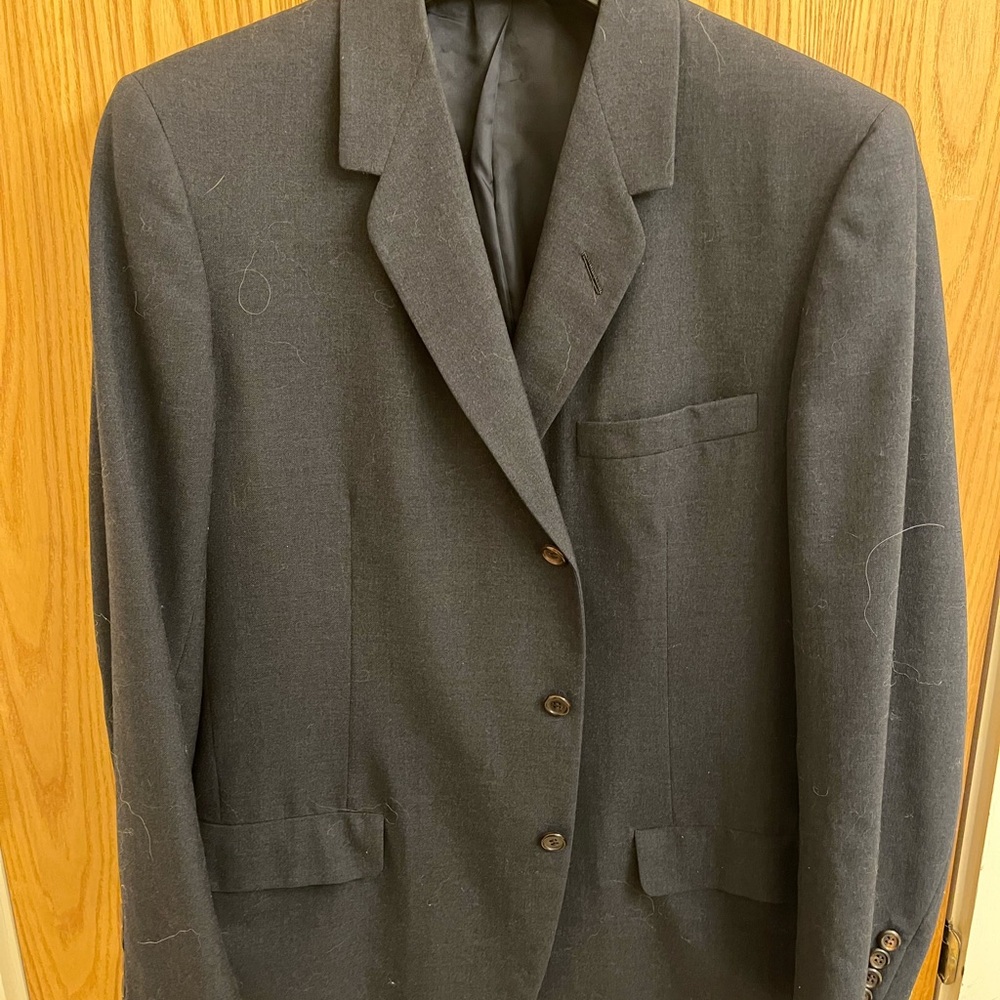 Hickey Freeman Black Blazer